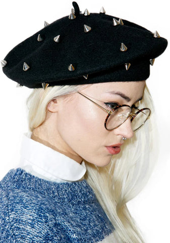 Spiked Mademoiselle Beret