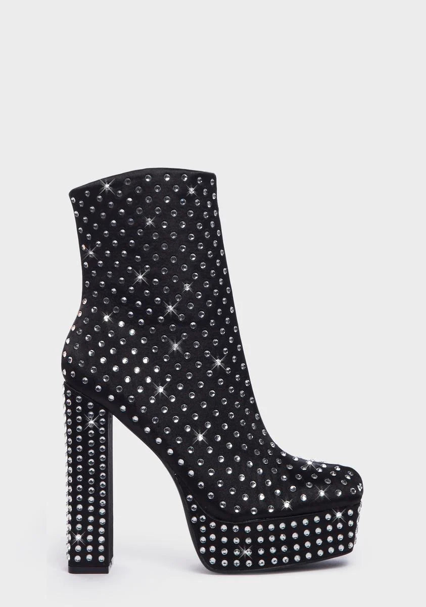Overnight Glitz Ankle Boots