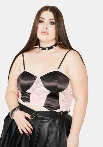 My Desire For You Lace Bustier Top