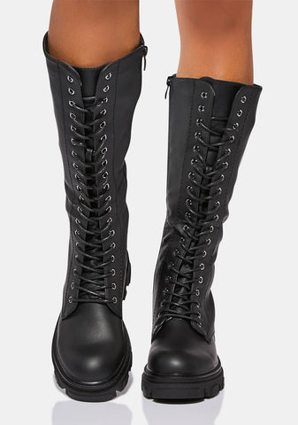 Set For Success Lace Up Boots