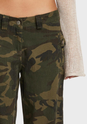 Aya Low-Rise Cargo Pants