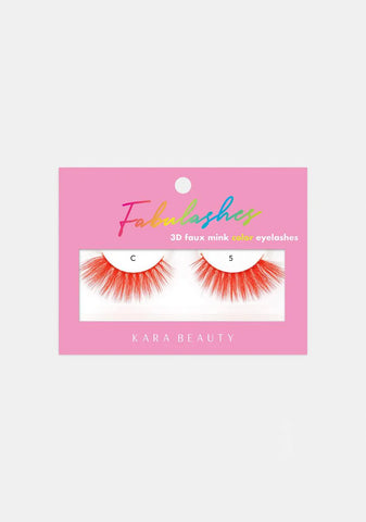 Hot Orange C3 Fabulashes Faux Mink Eyelashes