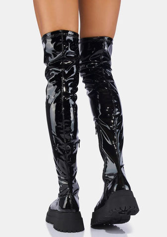 Patent Disclosure Knee High Boots