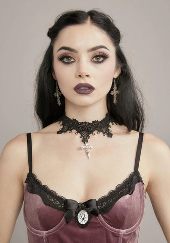Devil's Desire Lace Choker