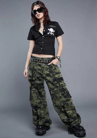 Thick Skin Wide Leg Pants