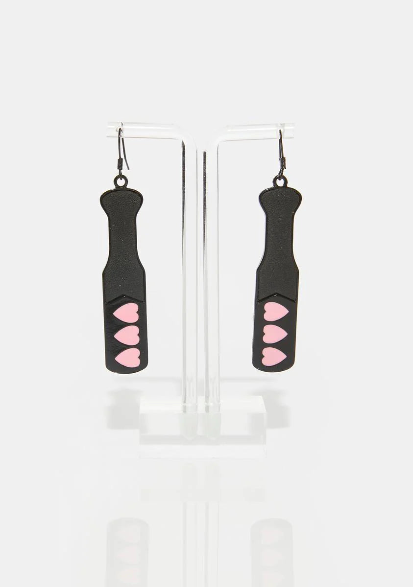 Love Me Hard Paddle Earrings