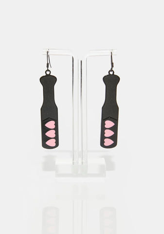 Love Me Hard Paddle Earrings