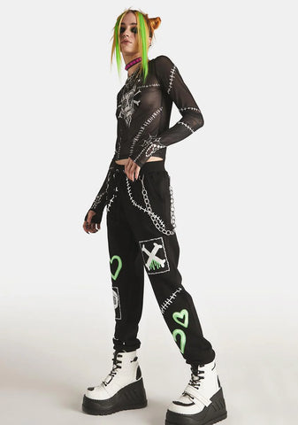 Sad Dayz Graphic Sweatpants