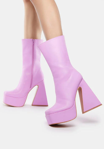 Kiss That Mystique Platform Boots