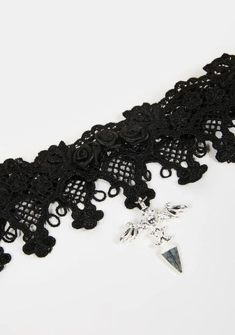 Devil's Desire Lace Choker