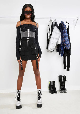 Diva Download Off The Shoulder Bodysuit