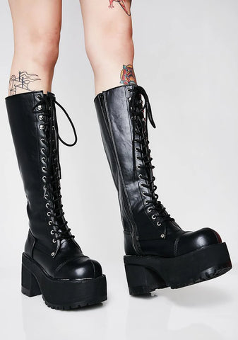 RANGER-302 Unisex Platform Knee High Boots
