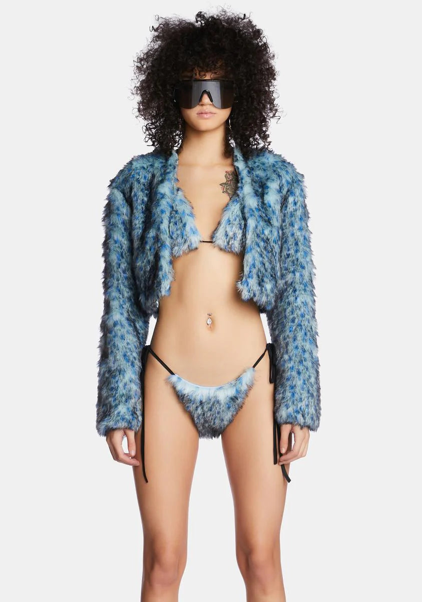 Stoppin' To Stare Faux Fur Set