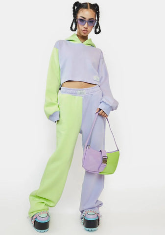 Sorbet Cropped Hoodie