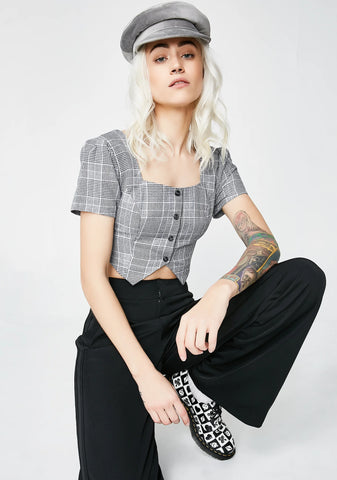 Luna Lone Wolf Velvet Biker Hat