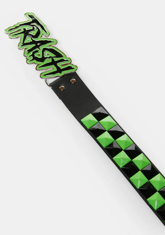 Trash To Treasure Studded Belt