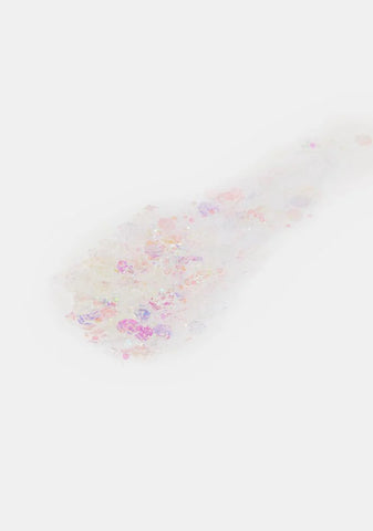 White Got The Glitz Glitter Gel