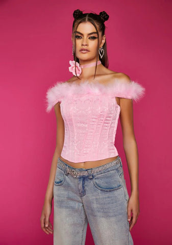 Turnout For What Jacquard Bustier