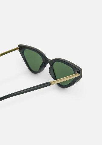 Black Zuma Cat-Eye Sunglasses