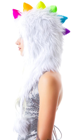 Disco Dino Furry Hood