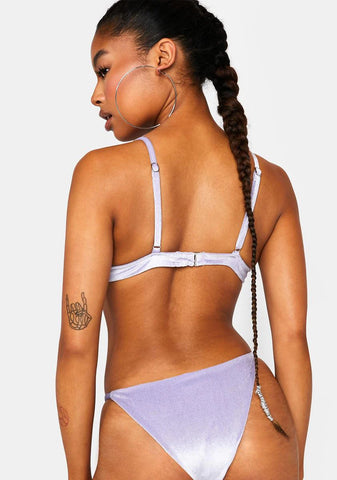 You're A Softie Velvet Bikini Set