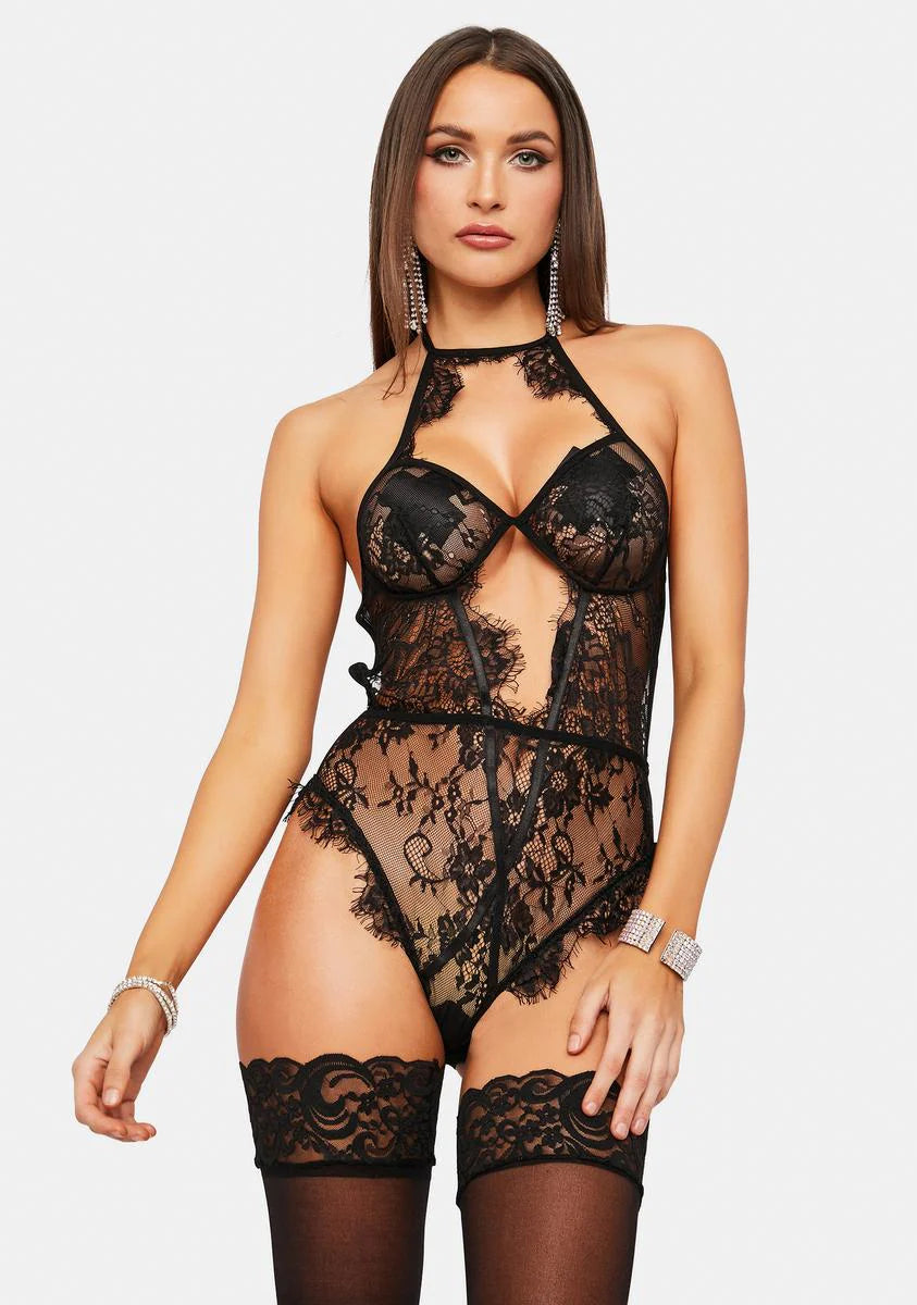 Fantasy Friction Lace Teddy