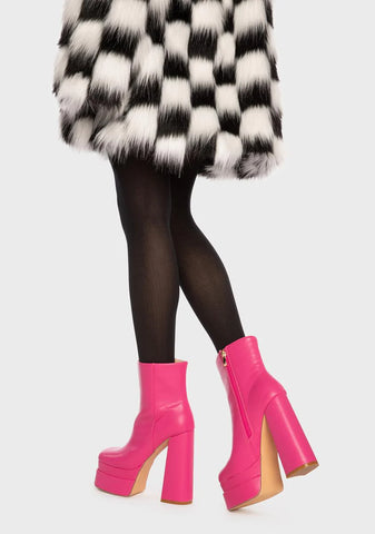 Sweet Local Romance Platform Boots