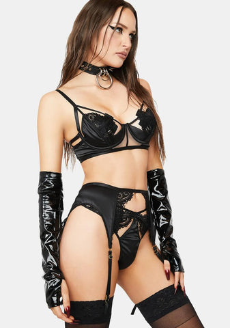 Ivy Art Deco Lingerie Set