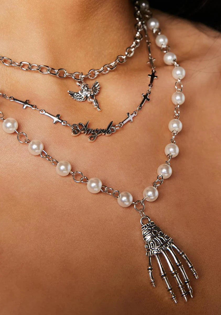 Hell And Heaven Layered Necklace