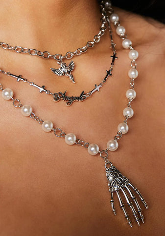 Hell And Heaven Layered Necklace
