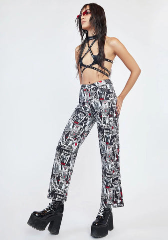 Concert In Hell Wide Leg Pants