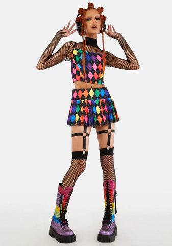 Kings And Queens Mini Skirt