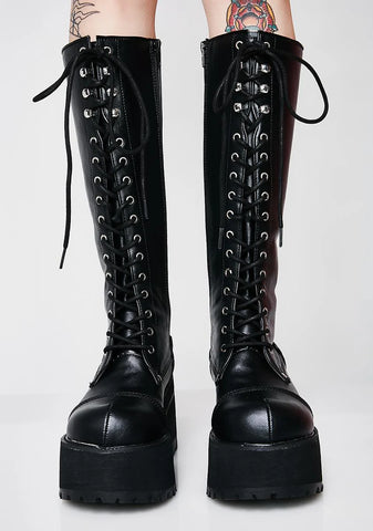 RANGER-302 Unisex Platform Knee High Boots