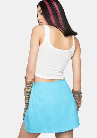 Royally Miss Me Proper Mini Skort