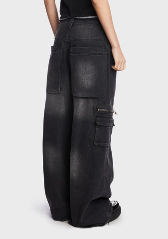 Stay Unbothered Cargo Jeans