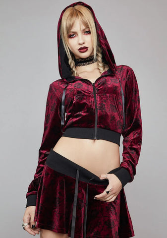 Heaven’s Outcasts Velour Hoodie