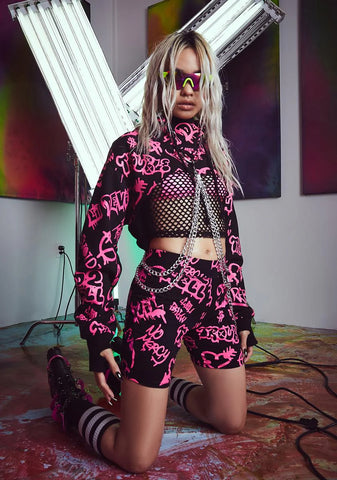 Rebel Minded Biker Shorts