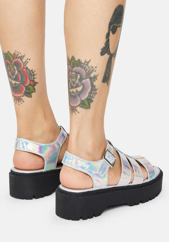 Holo Right Place Right Time Gladiator Sandals