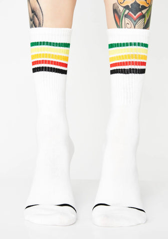A Lil Mambo Stripe Socks