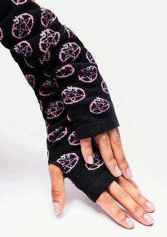 Pentagram Fingerless Gloves