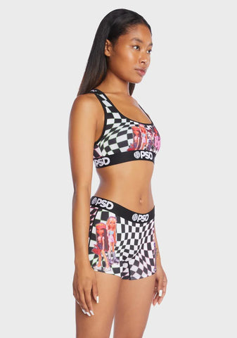 Bratz Checker Sports Bra