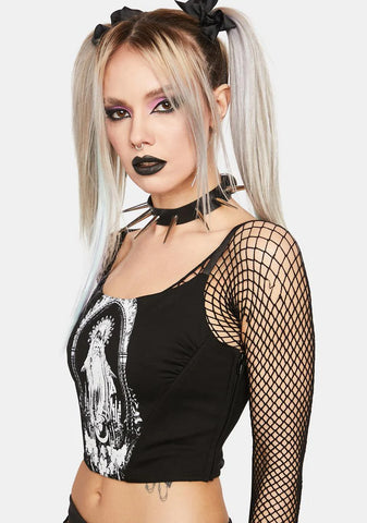 Saints And Sorrows Corset Top