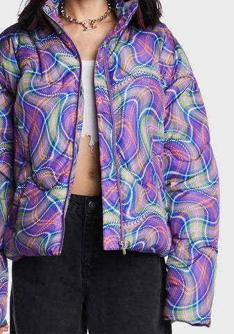 Warped Puffer Jacket