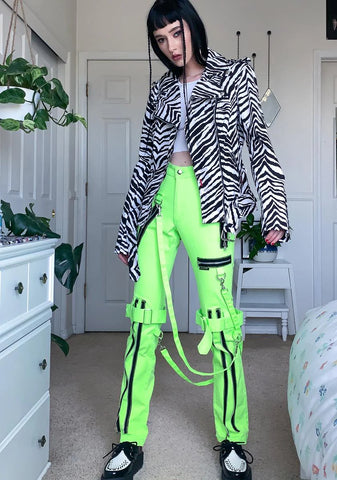 Zebra Wild Child Moto Jacket