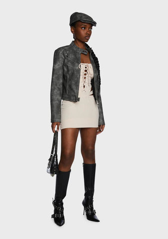 Slay The Scene Cut-Out Mini Dress