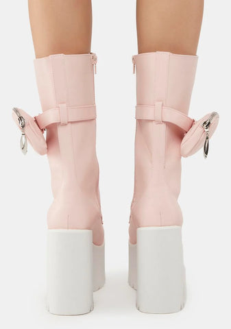 Sweet Grand March Pocket Platform Boots