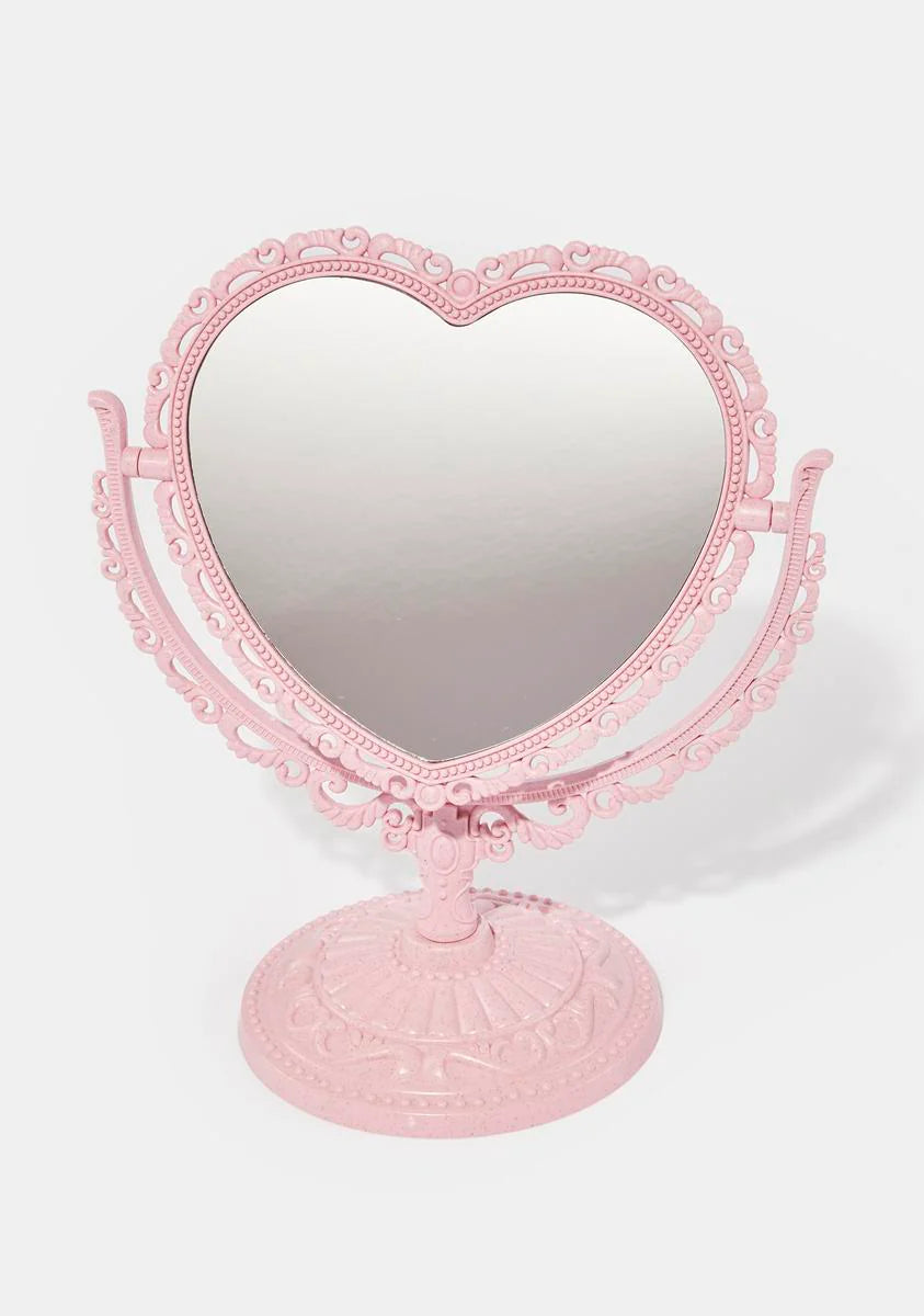 Fall In Love Heart Vanity Mirror