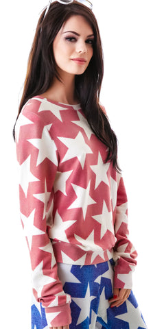 Denim Stars Baggy Beach Jumper