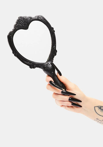 Cute But Creepy Hand Mirror