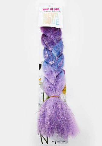 Mermaid Jumbo Braid With Tinsel